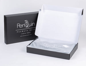 Penquin Suit tails tuxedo tux frack menswear delivery box